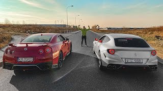 Ferrari FF 660koni VS Nissan GTR [upl. by Cathryn]