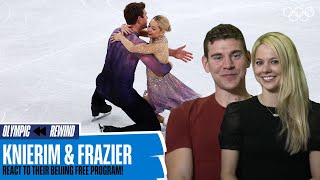 ⛸ Alexa Knierim amp Brandon Frazier react to their Beijing Performance [upl. by Mozelle873]