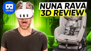 Nuna RAVA Car Seat VR 180 3D  Best Convertible Car Seat Review 2024  Virtual Reality [upl. by Yedorb]