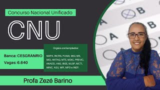 Concurso Nacional Unificado Questões Cesgranrio  Professora Zezé Barino [upl. by Ciro]