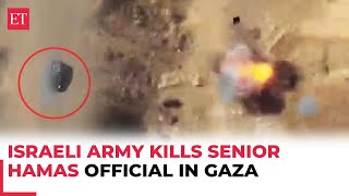 IsraelHamas war IDF kills senior Hamas official in Gaza airstrikes [upl. by Dilks628]