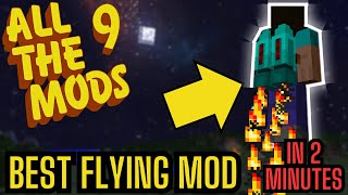 How to FLY in Minecraft Iron Jetpacks Mod  All The Mods 9 [upl. by Norga]