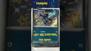 Pawniard from Paldean Fates pawniard pokemon pokemontcg [upl. by Griggs]