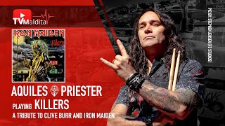 TVMaldita Presents Aquiles Priester playing Killers  Iron Maiden A Tribute do Clive Burr [upl. by Eirrek14]