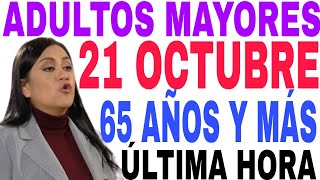 YA HAY FECHAS ADULTOS MAYORES 65 Y MÁS AVISO ARIADNA MONTIEL Y SHEINBAU 21 OCTUBRE y NOVIEMBRE [upl. by Nylsoj440]