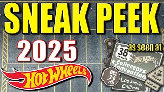 Hot Wheels 2025 Sneak Peeks Hot Wheels 38th Annual Convention [upl. by Yrellam443]