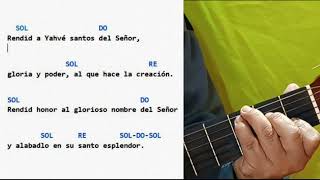 RENDID A YAHVE Canto  Letra Y Acoerdes [upl. by Damek635]