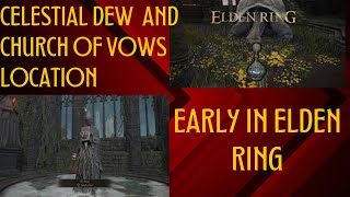 Easy celestial dew location early gameElden ring [upl. by Airednaxela]