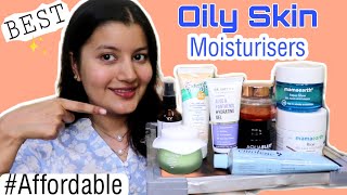 Best Moisturisers For OILY SKIN  Water Based amp Gel Based  Affordable Moisturizers [upl. by Herzel]