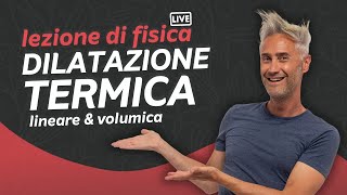 Lezione di fisica su DILATAZIONE TERMICA lineare e volumica  teoria  esercizi svolti [upl. by Reidar]