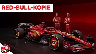 Formel 1 Ferrari bedient sich bei Red Bull  Vorstellung Ferrari SF24 [upl. by Bate624]