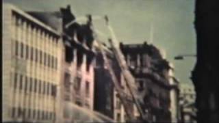 Fire at Hendersons Store in Liverpool 1962 [upl. by Oznol]