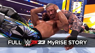 WWE 2K23 MyRISE Movie Entire Mode [upl. by Garnet805]