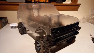 Painting 1981 Range Rover SCA1E RC Body Rust Effect amp Damageable Paint Work [upl. by Atrebla]