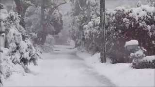 Australia Snow  Blackheath Major Snow Fall Event Summary  12 Oct 2012 [upl. by Enyal816]