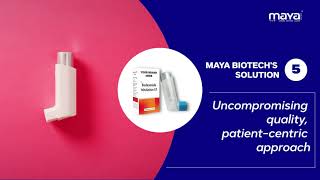 Inhale QUALITY Exhale your PROBLEMS  Budesonide Inhaler  MAYA BIOTECH [upl. by Rosana841]