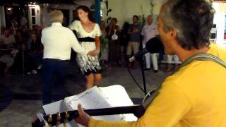 Dancing on the square of Kokkari Samos Greece 2011 [upl. by Smailliw]