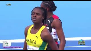 World relays 2024Invitational U20 girls 4x100m relay [upl. by Ettennej661]