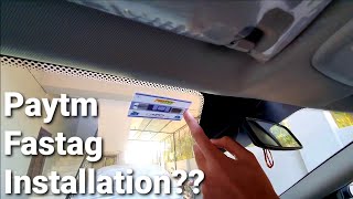 Tata Nexon Paytm Fastag Installation कैसे और कहाँ लगायें [upl. by Mora]