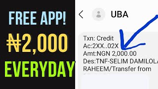 Free App To Earn ₦2000 PER DAY NO INVESTMENT  How To Make Money Online In Nigeria 2024 [upl. by Enitsrik742]