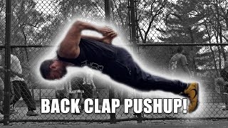 How To Do A Back Clap Push Up [upl. by Peckham33]