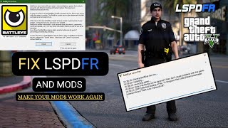 GTA 5 Rockstar New Update Battleye Launcher FIX For LSPDFR Story Mod [upl. by Fisk714]