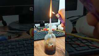 hydrogen gas experiment [upl. by Nomed477]