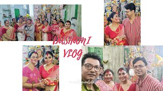 Ebarer Bijoya ekebare onyorokom Dashami Vlog  Kolkata Series Ep6 [upl. by Kalin]