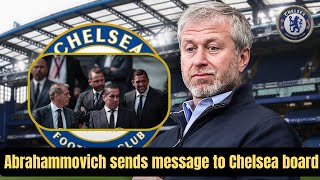 💯✅🔥ABRAMOVICH WARNS CHELSEA BOARD AMID TAKEOVER RUMORS🔥✅💯 [upl. by Jon]