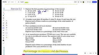 IGCSE MATHS CHAPTER 5 FURTHER PERCENTAGES [upl. by Cira]