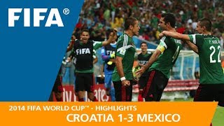 Croatia v Mexico  2014 FIFA World Cup  Match Highlights [upl. by Naitsihc]