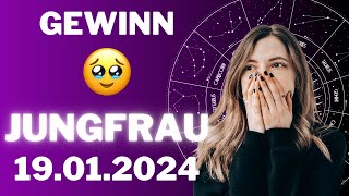 JUNGFRAU ♍️😊 ES KOMMT❗DER GRÖSSTE GEWINN DEINES LEBENS 🍀🎁 Horoskop  19Januar 2024 jungfrau tarot [upl. by Notxarb]