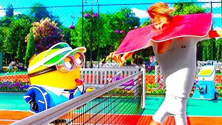 Red Card Tennis Scene  DESPICABLE ME 4 2024 Movie CLIP HD [upl. by Godderd]