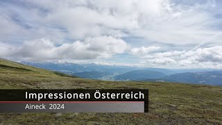 Wanderung am Aineck mit schöner Aussicht und toller Natur  Österreich 2024 [upl. by Eldnik187]