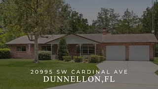 20995 SW CARDINAL AVE  DUNNELLON FL [upl. by Ecnaled]