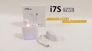 i7S TWS AURICULARES INALÁMBRICOS ESTILO AIRPODS [upl. by Onirotciv440]