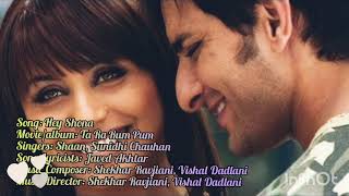 Hey Shona  Lyrics  Ta Ra Rum Pum Shaan Sunidhi Chauhan [upl. by Yaned]