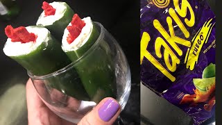 Takis Jalapeno  Viral Tiktok Snacks  Takis Cream Cheese Jalapeno [upl. by Llennej]