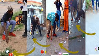 BEST OF THE DROPPING MONEY PRANK 🔥💰😂trending cyprianjoker prankster viralvideo suggestion [upl. by Farmann]