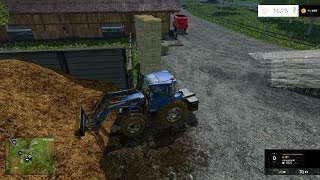 Farming Simulator 2015  LS15  s1e5  Robota z obornikiem [upl. by Anelah]