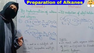 What are  Preparation Method of Alkane  Chemistry Class 10 Chapter 12  Hydrocarbons [upl. by Egduj]