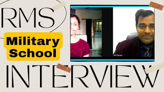 Rms school interview  Military school Interview by PD classes  UP Sainik School Interview video [upl. by Lytle]