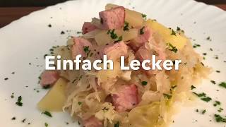 Fruchtiger Sauerkraut Eintopf mit Ananas und Kassler [upl. by Jacquetta]