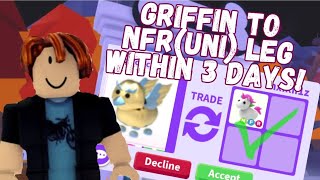 You Wont Believe What I Got  Trading From Griffin To NEON LEGENDARY In 3 DAYS Adopt Me [upl. by Shari59]