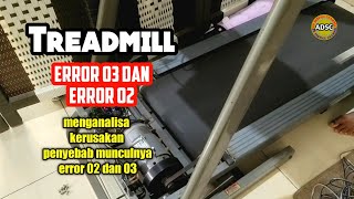 Treadmill Error E02E03  how to fix  repair error in treadmill [upl. by Natalie]