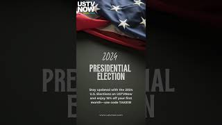 Enjoy 15 OFF your first month with code TAKE15USElections2024 USTVNow Vote2024 StayInformed [upl. by Peale953]