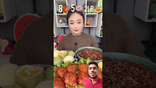 Eating Challenge8 drumsticks 5 mochi 2 lb ghost pepper noodles asmr foodshortsyoutubeshorts [upl. by Andrey]