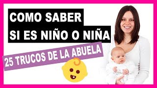 👶 COMO SABER SI ES NIÑO O NIÑA En El Embarazo Con Los Latidos Del Corazón 25 TRUCOS DE LA ABUELA [upl. by Liberati]