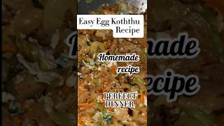 Delicious Homemade Egg Koththu Recipe  Sri Lankan Comfort Food food easyrecipe yummy short top [upl. by Fazeli]