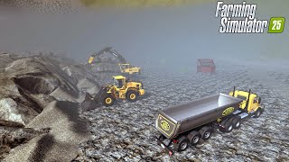 Farming Simulator 25 🚧 Lone Hills Map 🚧 Working At The Stone Mine 👷‍♂️FS25 Maps [upl. by Lorain]